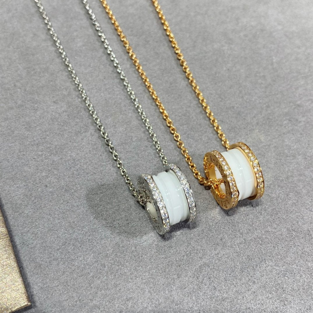 [AURORA]ZERO 1 DIAMOND CERAMIC NECKLACE