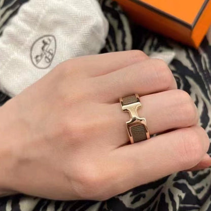 [AURORA]OLYMPE PINK GOLD RING