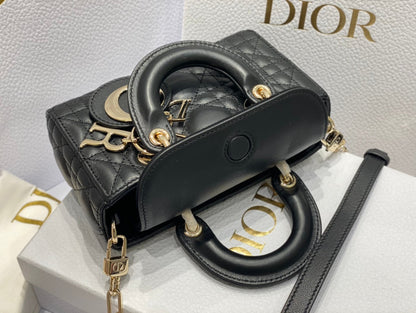 MICRO LADY D-JOY 16.5 BLACK LAMBSKIN