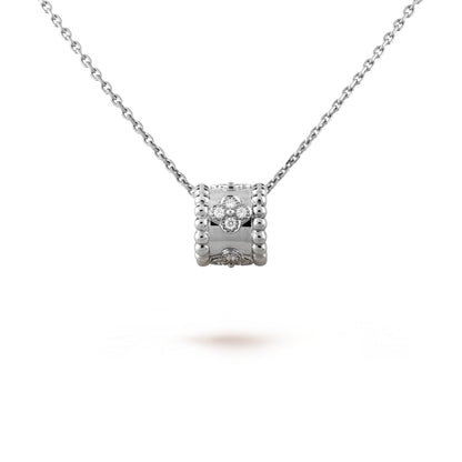 [basloveJW]PERLEE ANHÄNGER SILBER DIAMANT HALSKETTE 