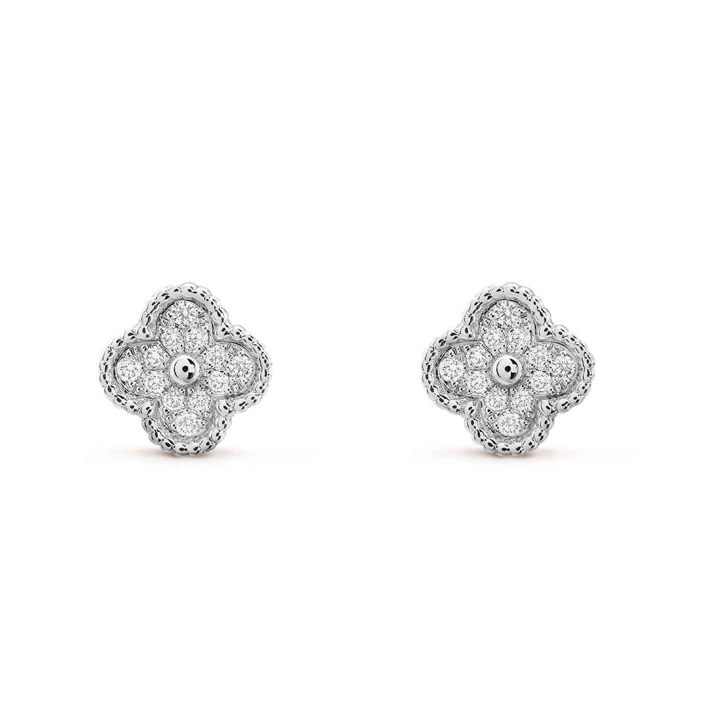 [basloveJW]CLOVER MINI DIAMANT OHRSTECKER