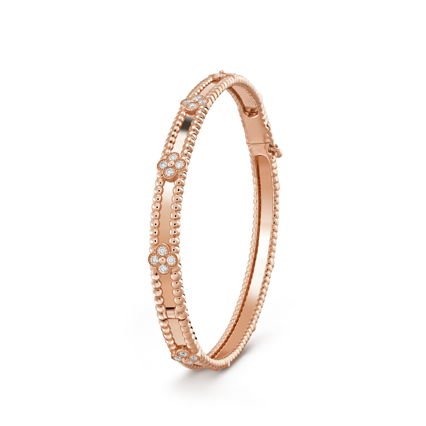 [basloveJW]CLOVER ARMBAND 4MM DIAMANTEN