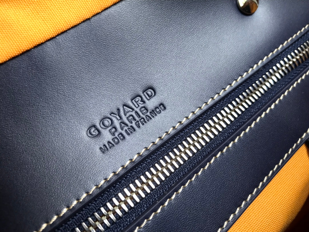 AMBASSADE DOCUMENT CASE 35 IN NAVY BLUE GOYARDINE CANVAS