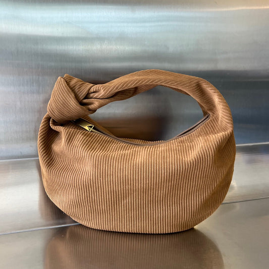 MINI JODIE 36 CM IN RUSSET BROWN CORDUROY