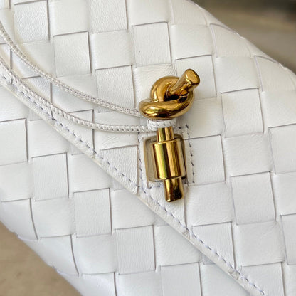 ANDIAMO 21 IN WHITE LAMBSKIN