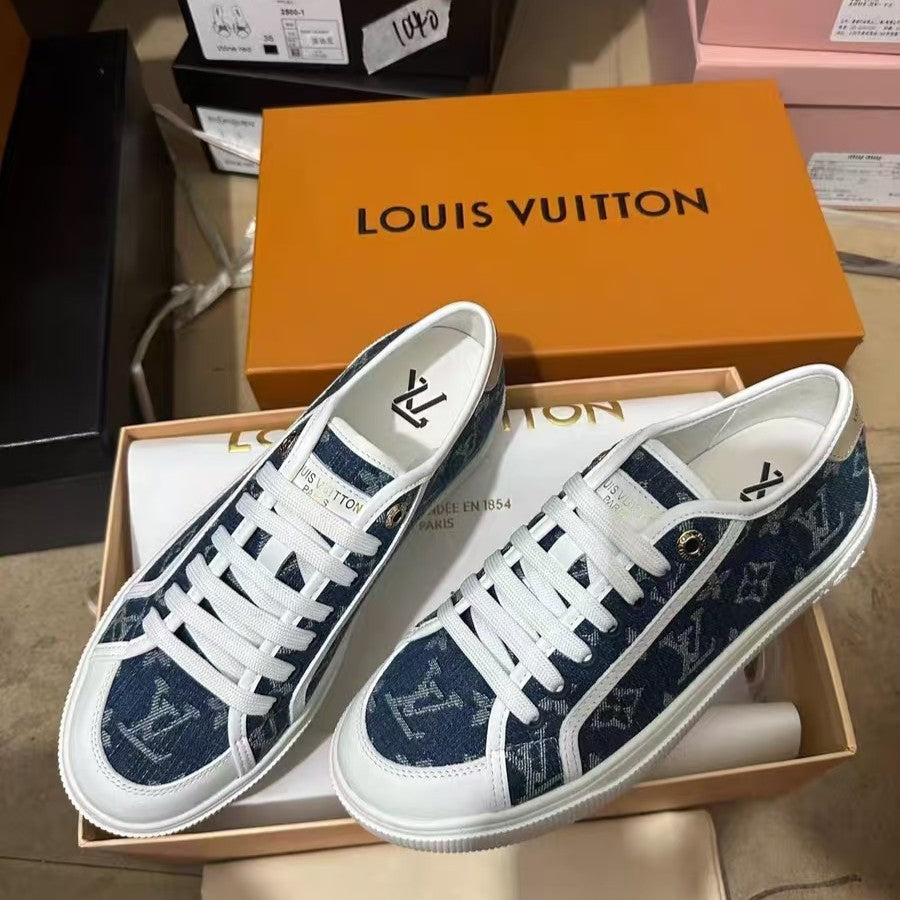 Lagoon Denim Canvas Shoes