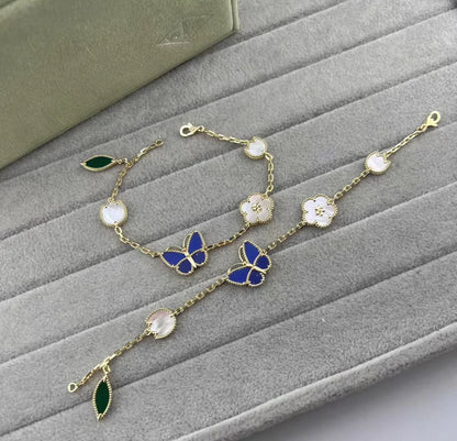 [AURORA]LUCKY SPRING GOLD BRACELET 5 MOTIF