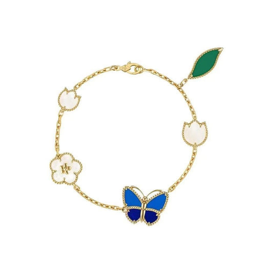 [AURORA]LUCKY SPRING GOLD BRACELET 5 MOTIF