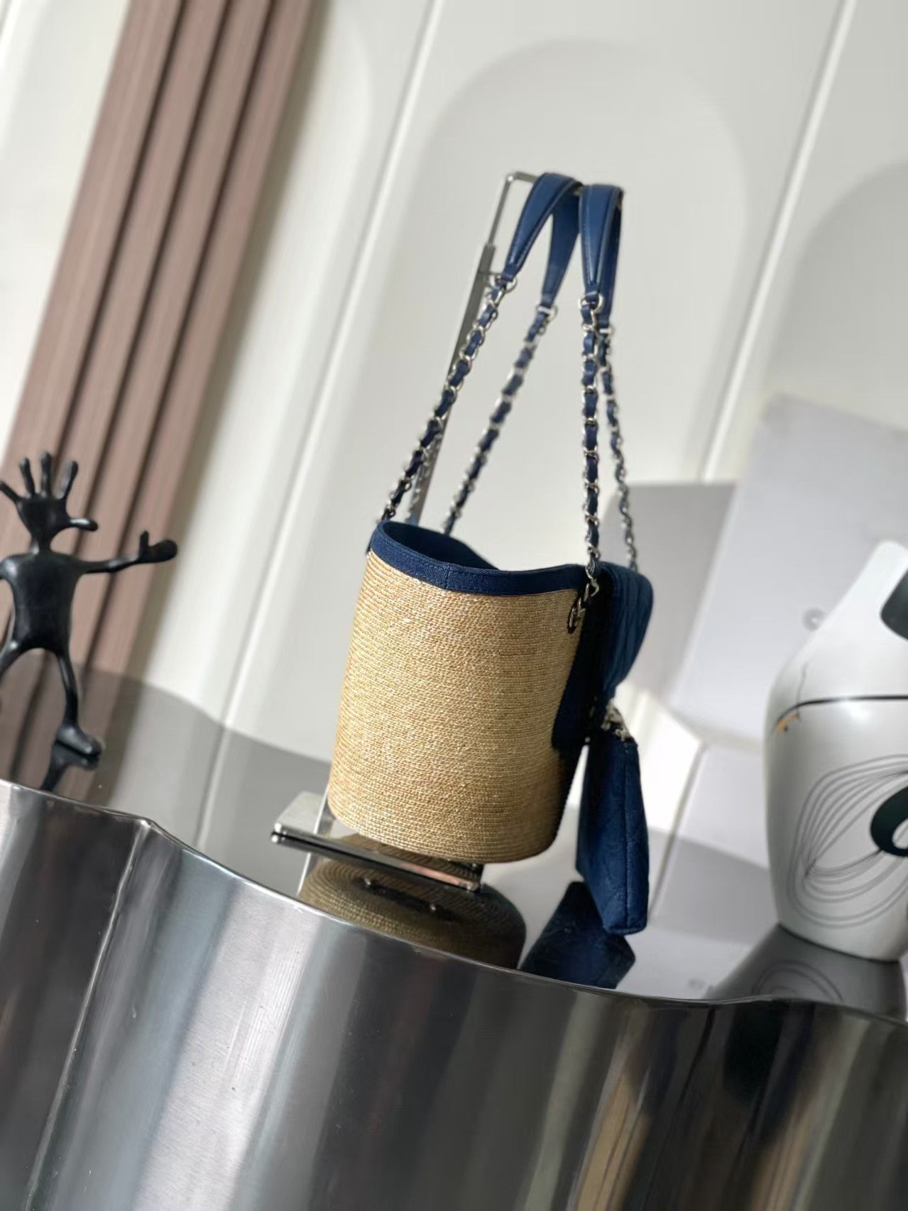CC 26C STRAW TOTE BAG SMALL SIZE