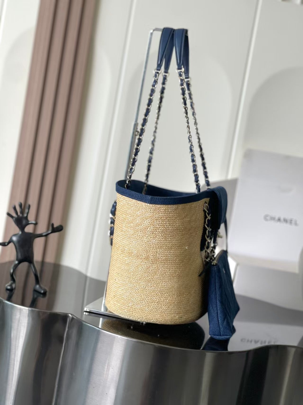 CC 26C STRAW TOTE BAG BIG SIZE