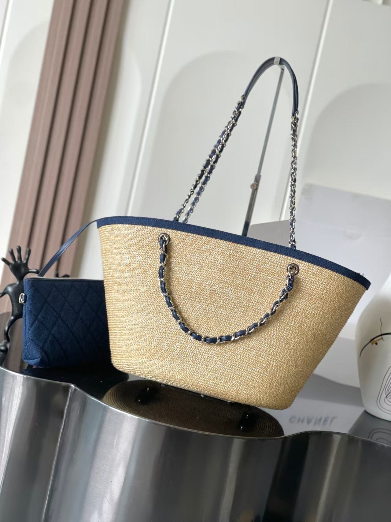 CC 26C STRAW TOTE BAG BIG SIZE