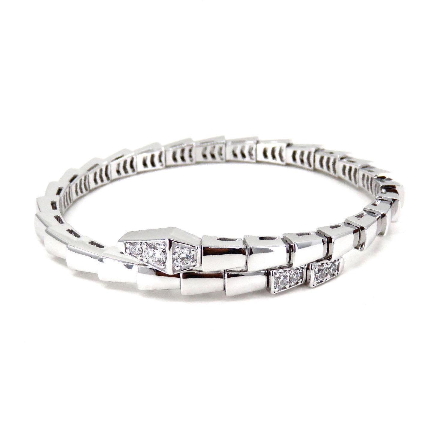 [AURORA]SERPENTI-ARMBAND DIAMANTEN SILBER