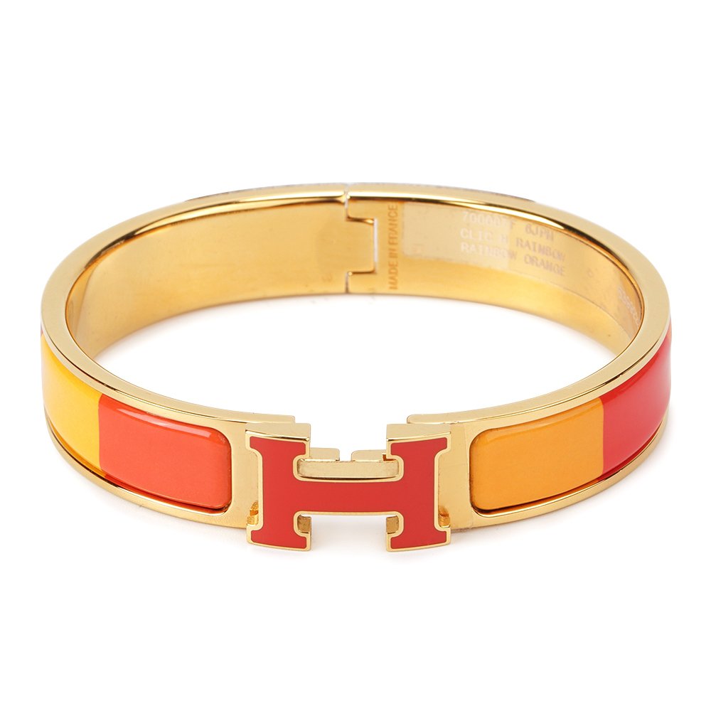 [AURORA]H ARMBAND ORANGE REGENBOGEN KERAMIK