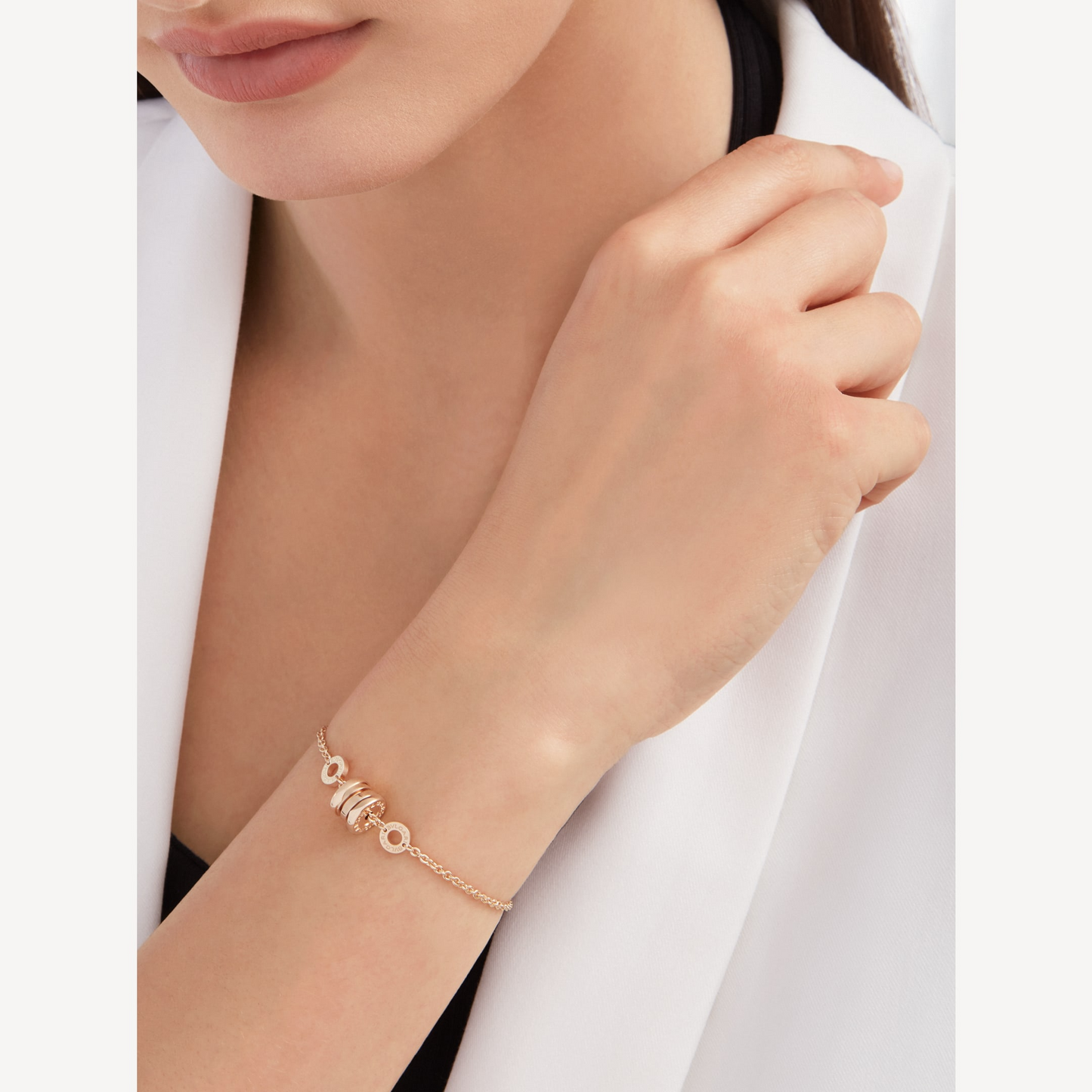 [AURORA]ZERO 1 SOFT PINK GOLD BRACELET