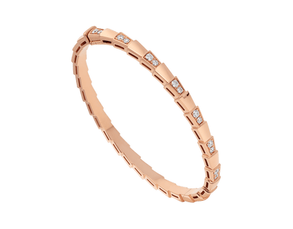 [AURORA]SERPENTI-ARMBAND ROSA GOLDDIAMANT