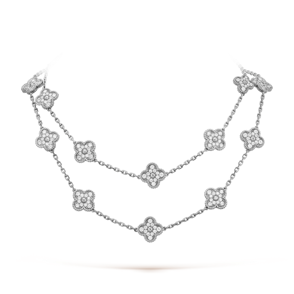[AURORA]CLOVER 20 MOTIFS DIAMOND SILVER
