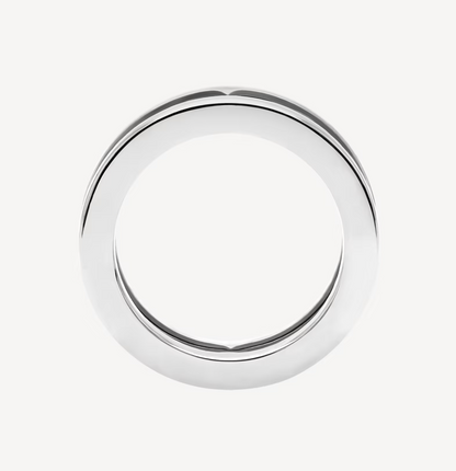 [AURORA]ZERO 1 ONE-BAND WITH OPENWORK LOGO SPIRAL RING