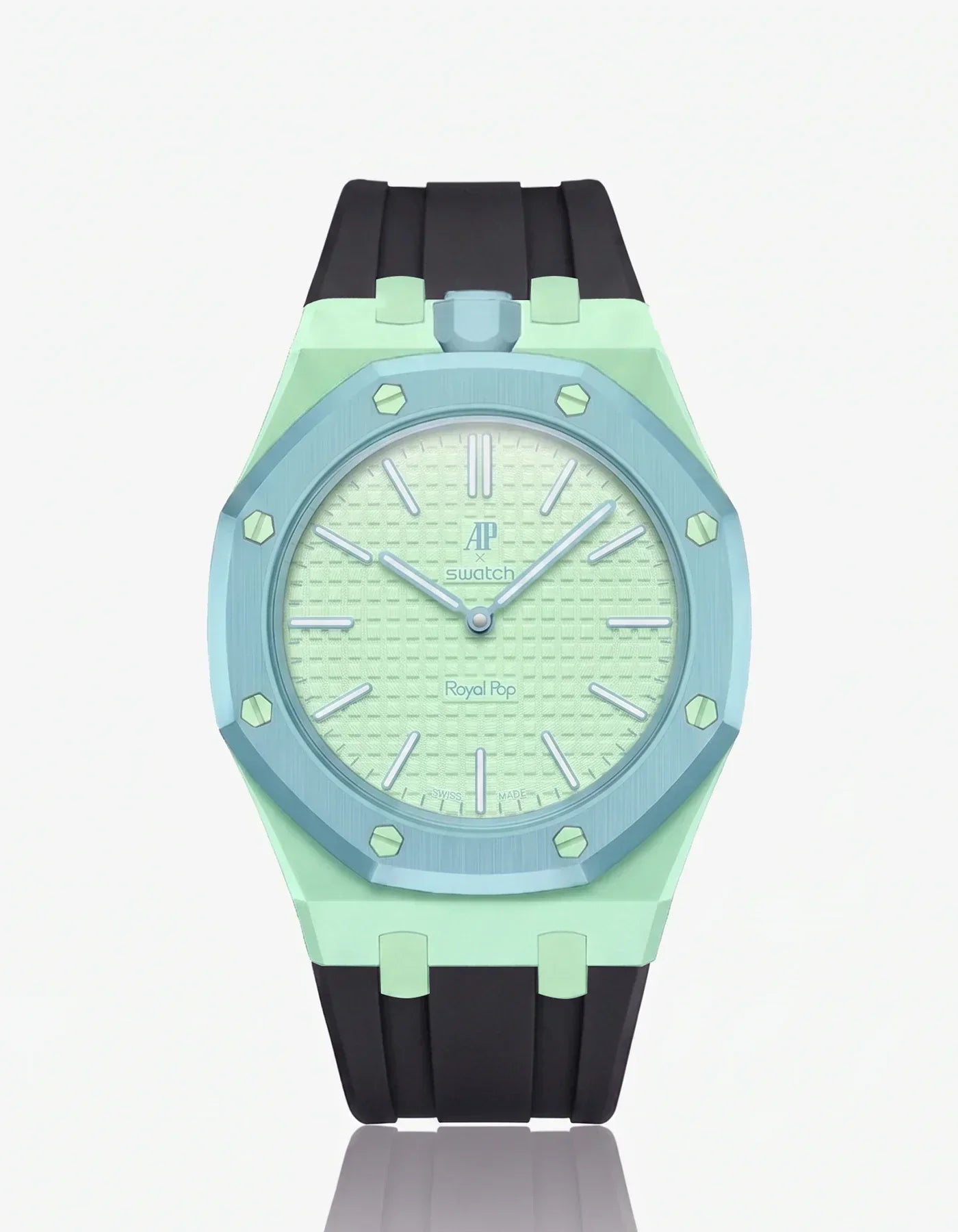 Silicone Strap & Case  Royal Pop  Blaue Acht(Customize  Colors)