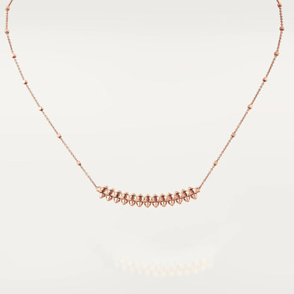 [AURORA]CLASH PINK GOLD NECKLACE