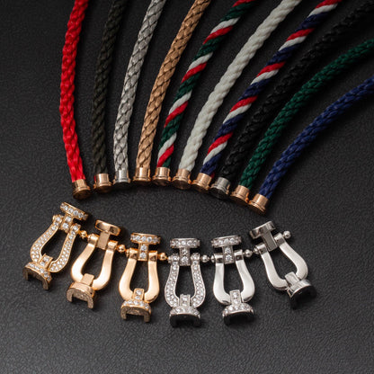 [AURORA]FORCE LARGE HORSESHOE NO DIAMOND BRACELET ROSE GOLD