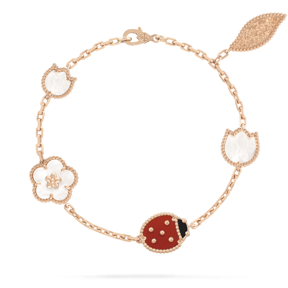 [basloveJW]Armband mit Glücksbringer-Motiv „Frühling“