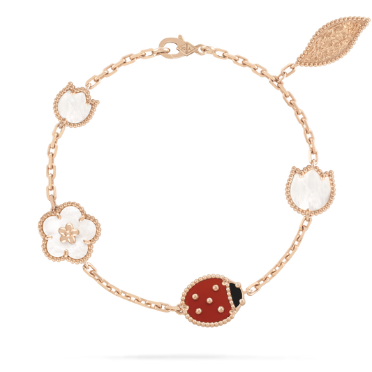 [AURORA]LUCKY SPRING 5 MOTIF BRACELET
