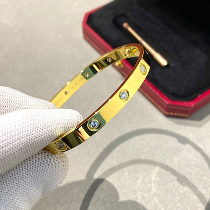 [AURORA]LIEBESARMBAND 6,1 MM 10 DIAMANTEN