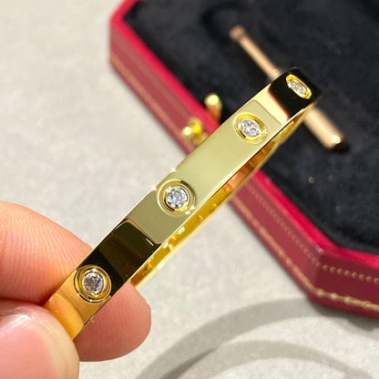 [AURORA]LIEBESARMBAND 6,1 MM 10 DIAMANTEN
