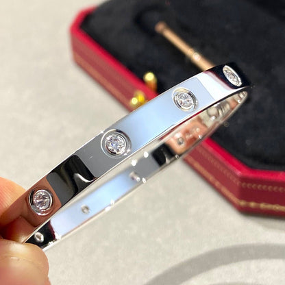 [AURORA]LIEBESARMBAND 6,1 MM 10 DIAMANTEN