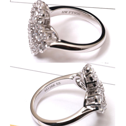 [AURORA]LOOP RING VOLLMOTIV DIAMANT 16MM SILBER