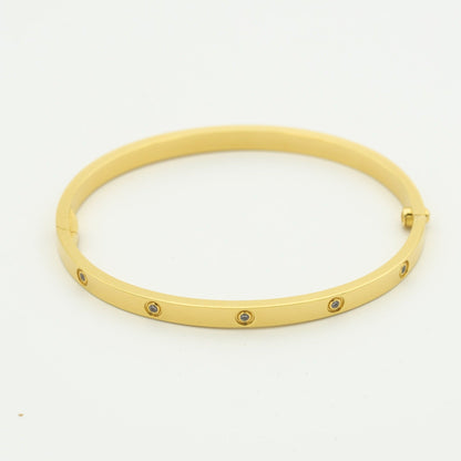 [AURORA]LOVE BRACELET 3.65MM 10 DIAMONDS