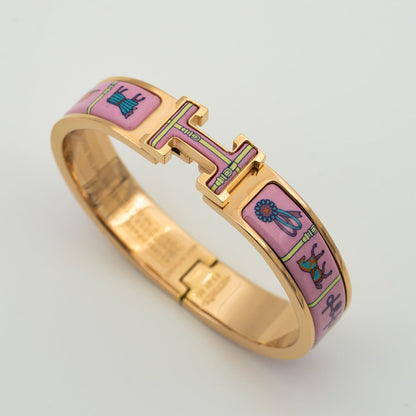 [AURORA]H ROSA GOLD ARMBAND ROSA KERAMIK