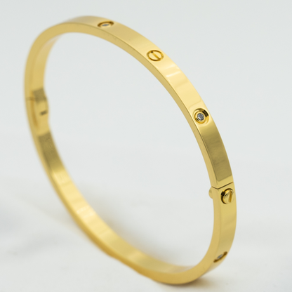 [AURORA]LOVE BRACELET 3.65MM 6 DIAMONDS