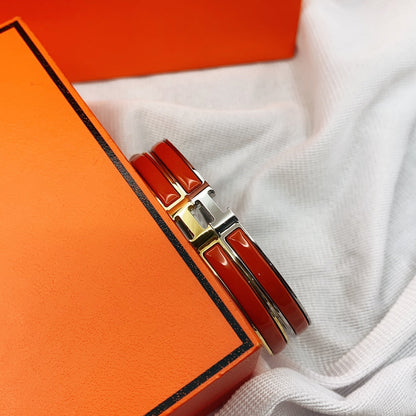 [AURORA]クラシック HM クリック レッド 8mm エナメルブレスレット
