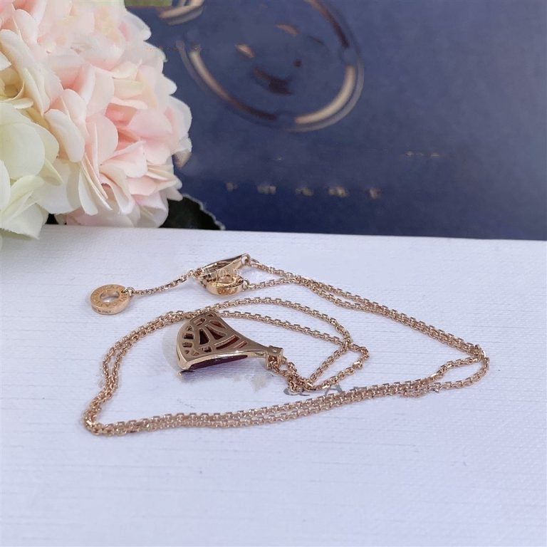 [AURORA]DREAM NECKLACE CARNELIAN 1 DIAMOND