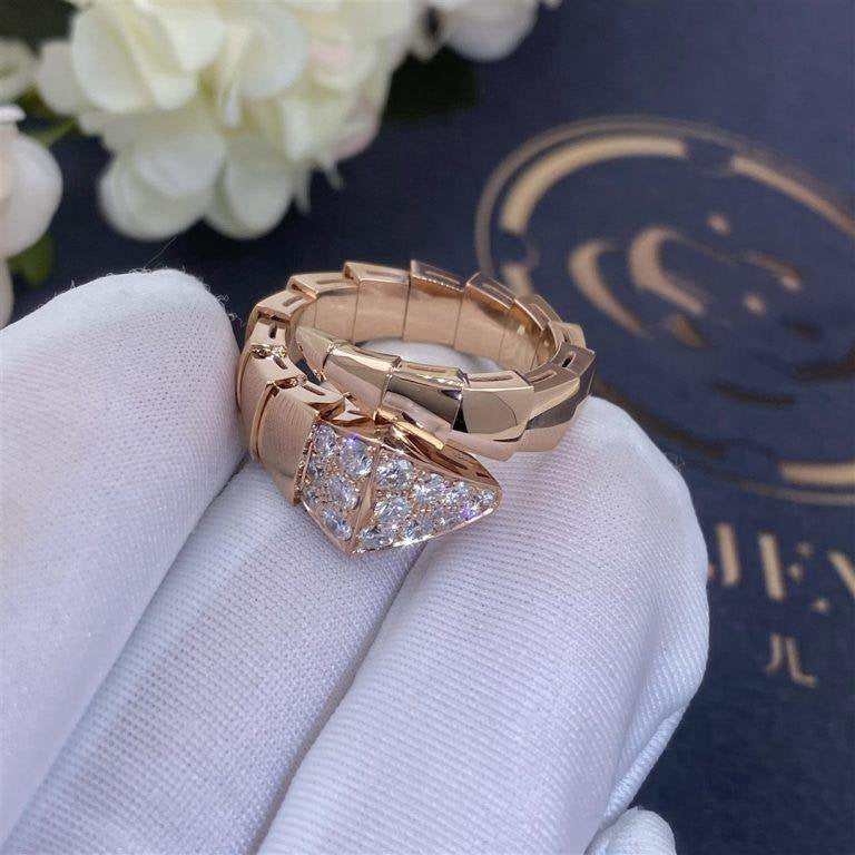 [AURORA]SERPENTI-RING ROSA GOLDDIAMANT