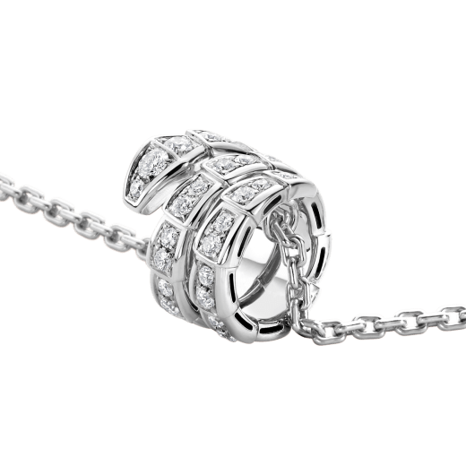 [AURORA]SERPENTI HALSKETTE DOPPELRING DIAMANT