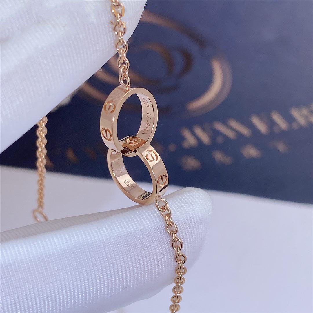 [AURORA]LOVE BRACELET DOUBLE RING