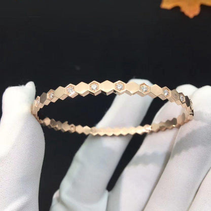 [AURORA]BEE LOVE ROSÉGOLD-DIAMANTARMBAND 
