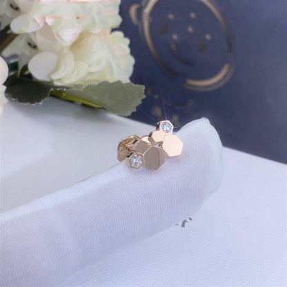 [AURORA] BEE LOVE ROSÉGOLD-DIAMANT-OHRRINGE