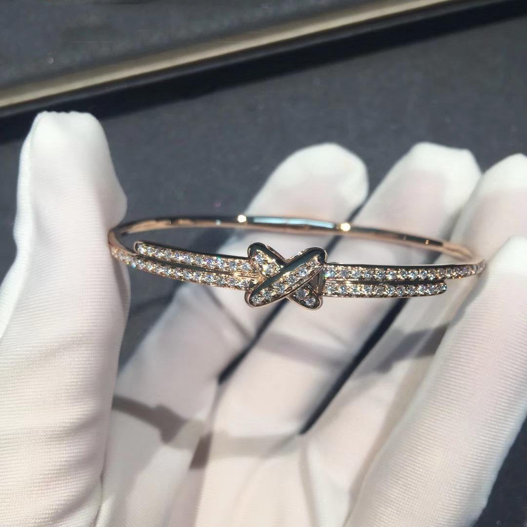 [AURORA]JEUX DE BRACELET DIAMONDS PINK GOLD