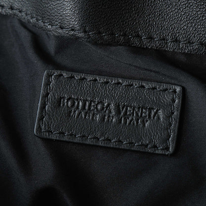 BOTTEGA VENETA 25S DUSTBAG NOTTE 33 IN BLACK CALFSKIN GOLD HARDWARE