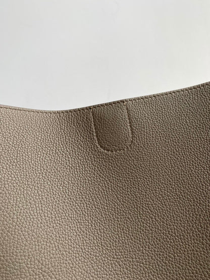 SANGLE SEAU BUCKET 33 BAG PEANUT BROWN CALFSKIN