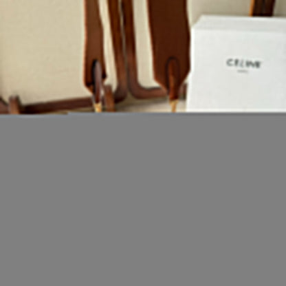 FLAP SHOULDER BAG 23 IN BRONZE BROWN LAMBSKIN GOLD HARDWARE
