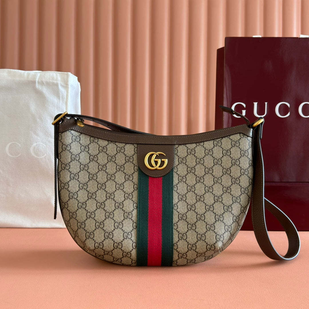 GG 25S EPILOGUE BAG 30 IN BEIGE AND EBONY CALFSKIN