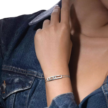 [AURORA]Lucky Eye Diamond Bracelet