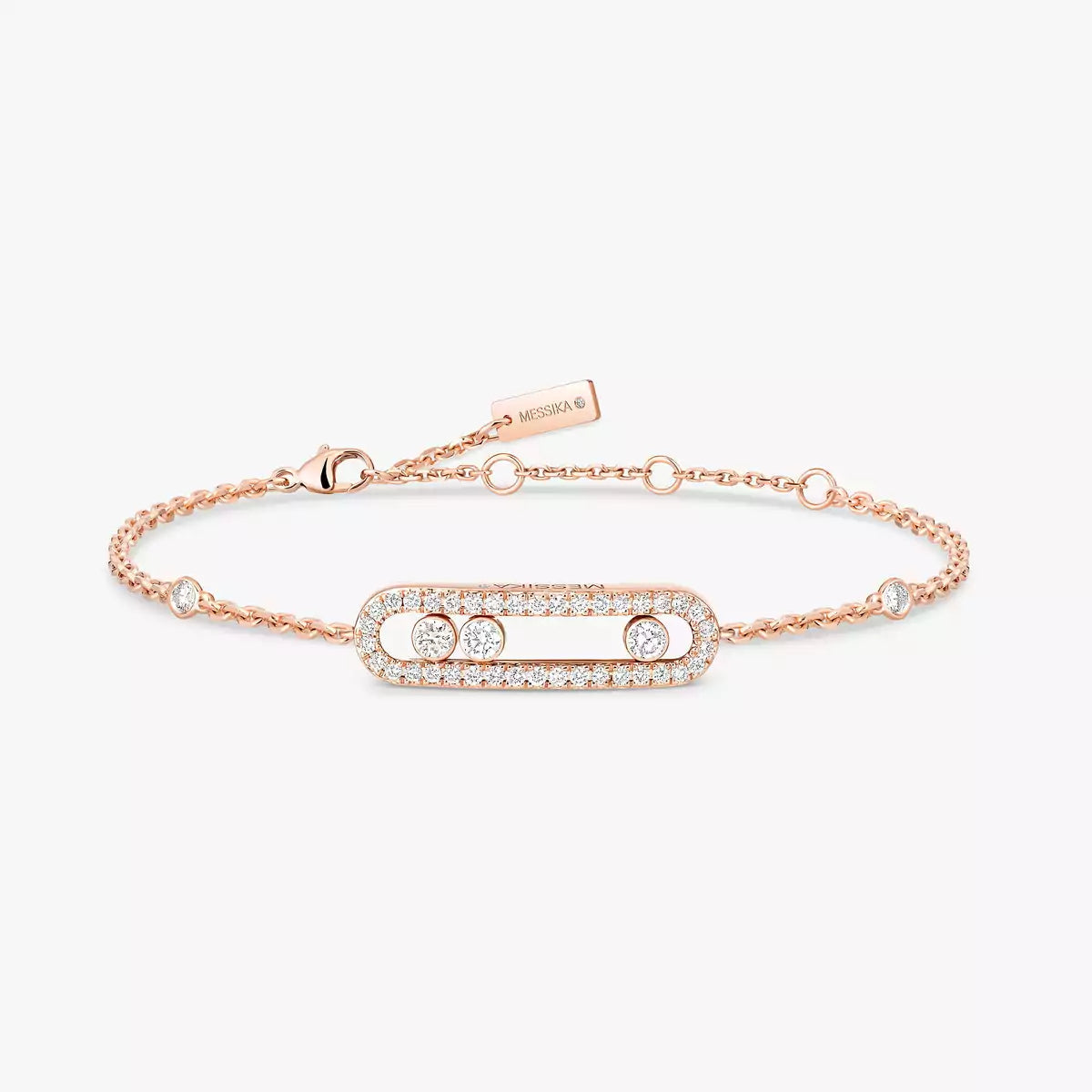 [AURORA]Pavé Baby Move Diamond Bracelet