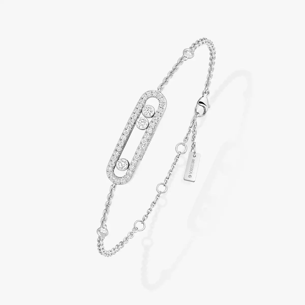 [AURORA]Pavé Baby Move Diamond Bracelet