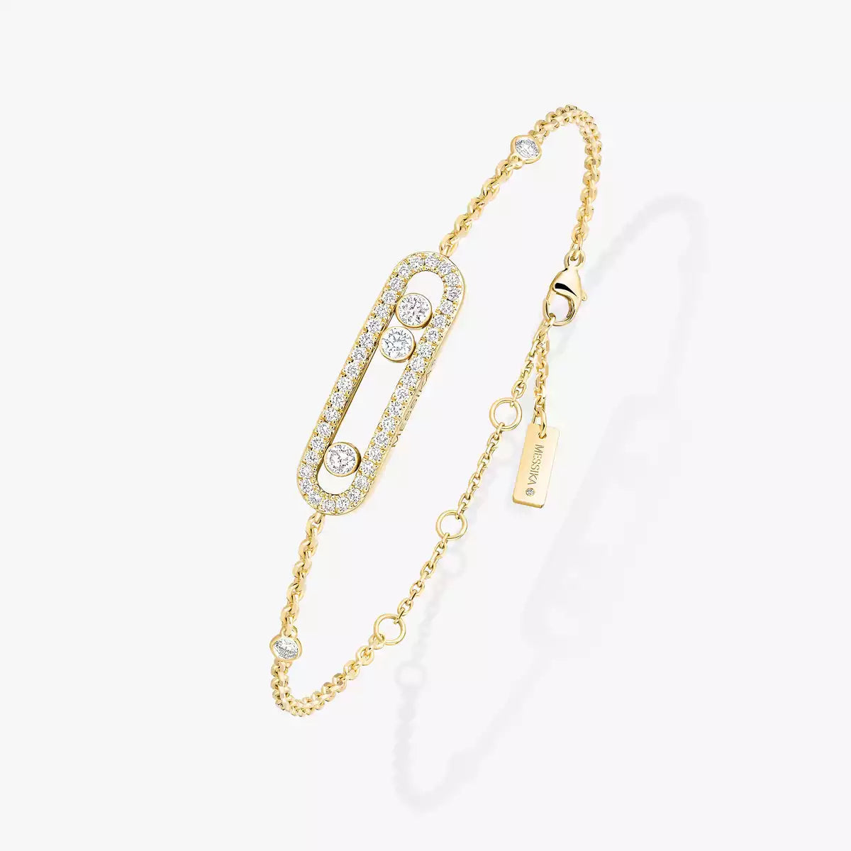 [AURORA]Pavé Baby Move Diamond Bracelet