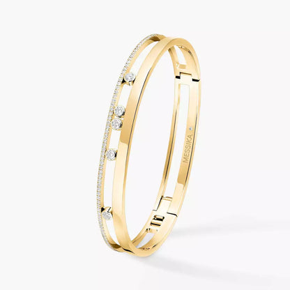 [AURORA]Move Romane Diamond Bangle Bracelet